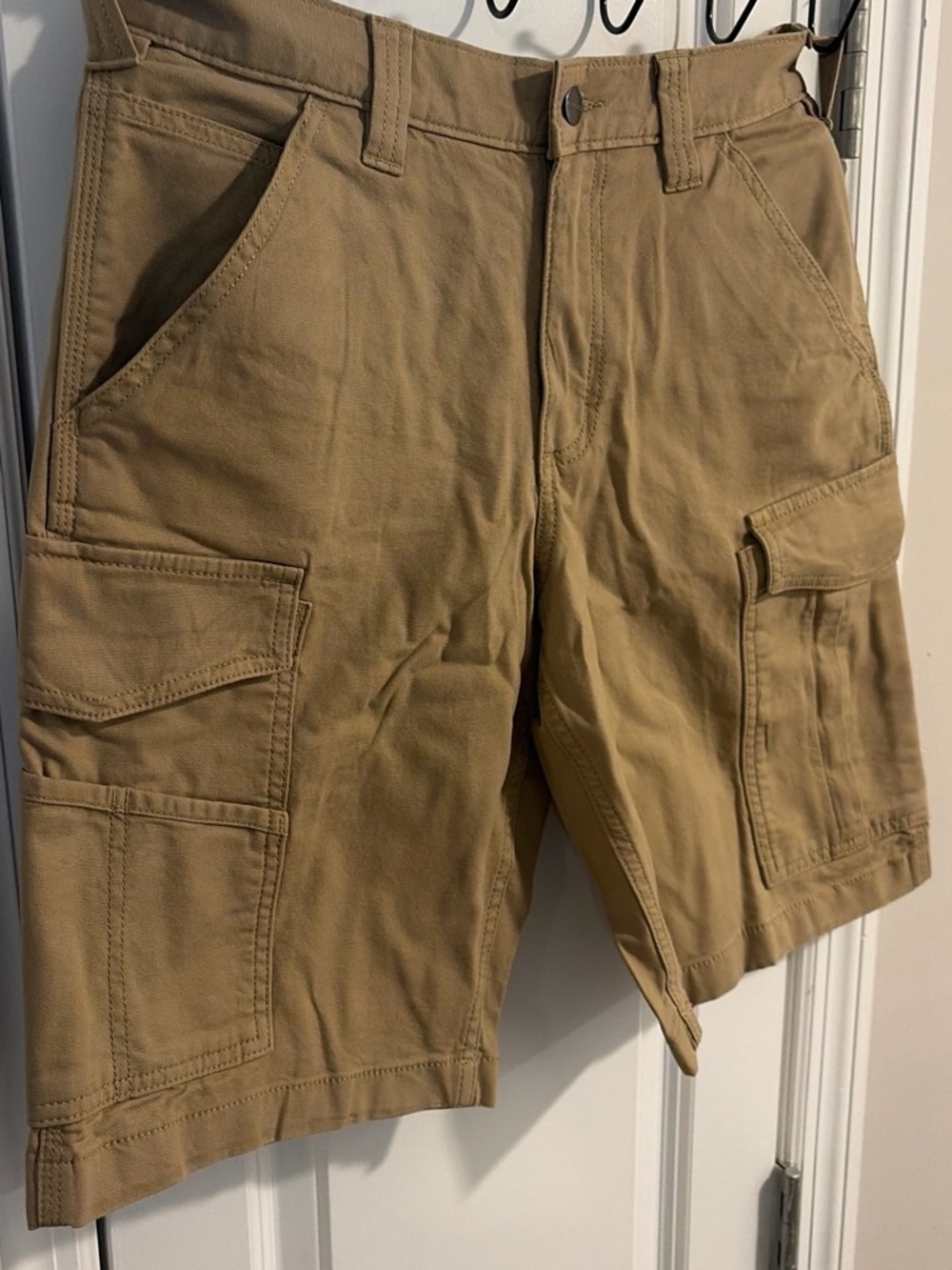 Men's Cargo Shorts in Khaki - Durable Workwear Style